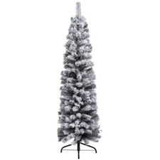 Albero di natale innevato slim